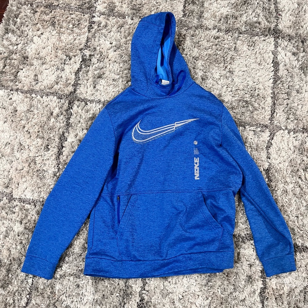 Nike Therma-Fit Blue Apparel Hoodie
